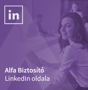 Az Alfa Biztosító LinkedIn oldala